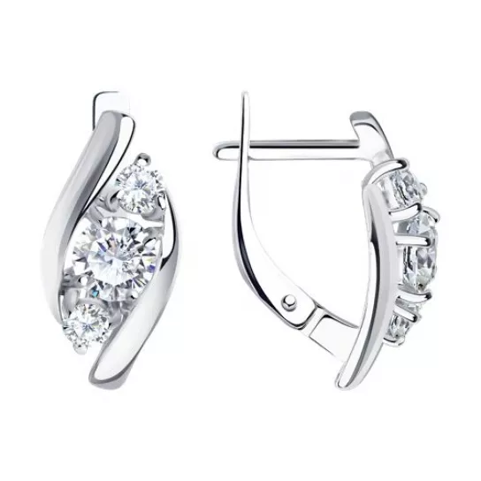 Серьги из серебра