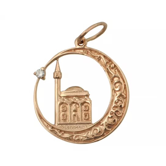 Подвеска мусульманская из золота