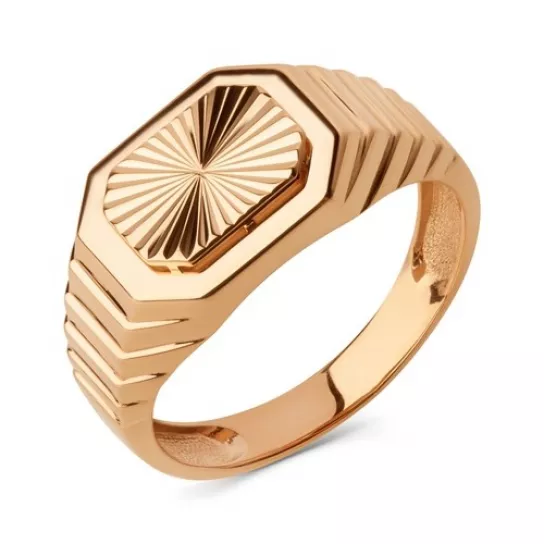 Кольцо-печатка из золота