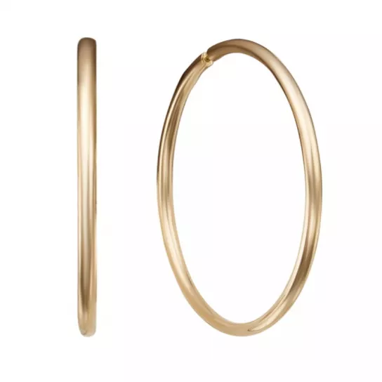 Серьги-конго из золота