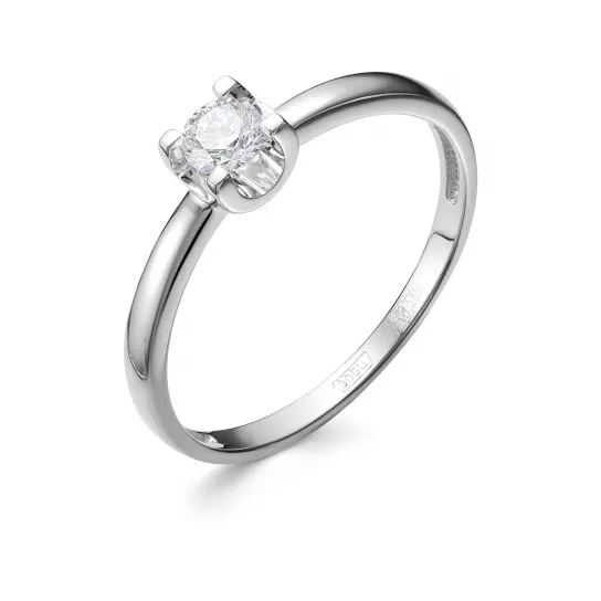 Кольцо с бриллиантами из золота