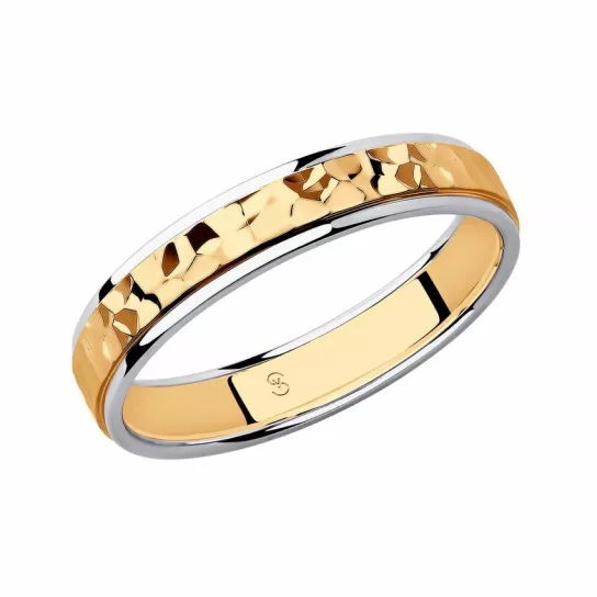 Кольцо обручальное из золота