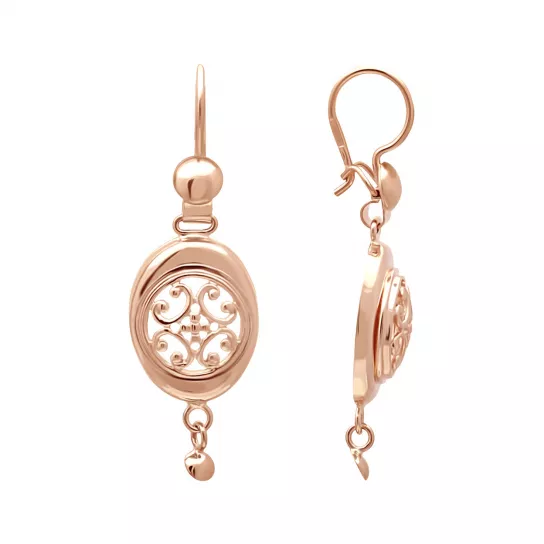 Серьги-самовары из золота