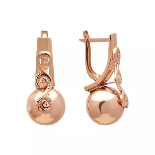 Серьги из золота