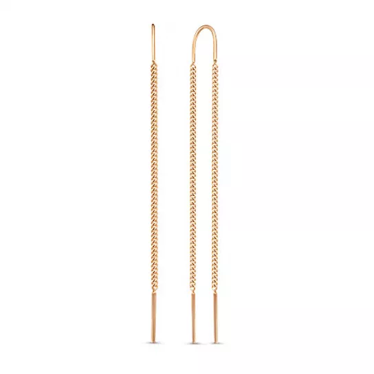 Серьги-продевки из золота