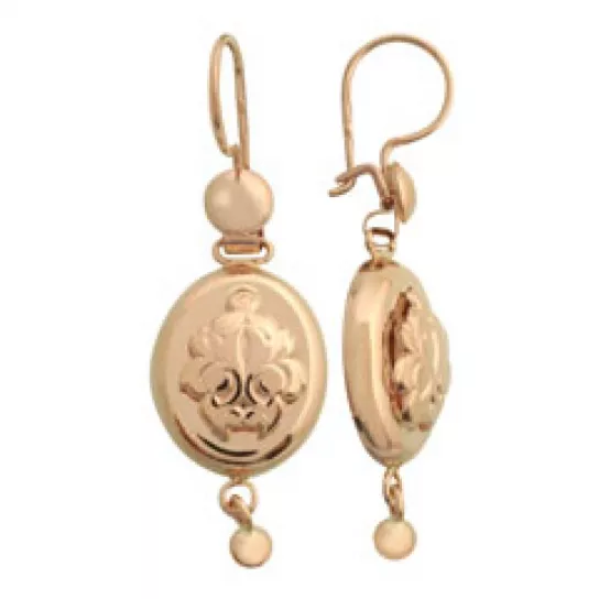 Серьги-самовары из золота